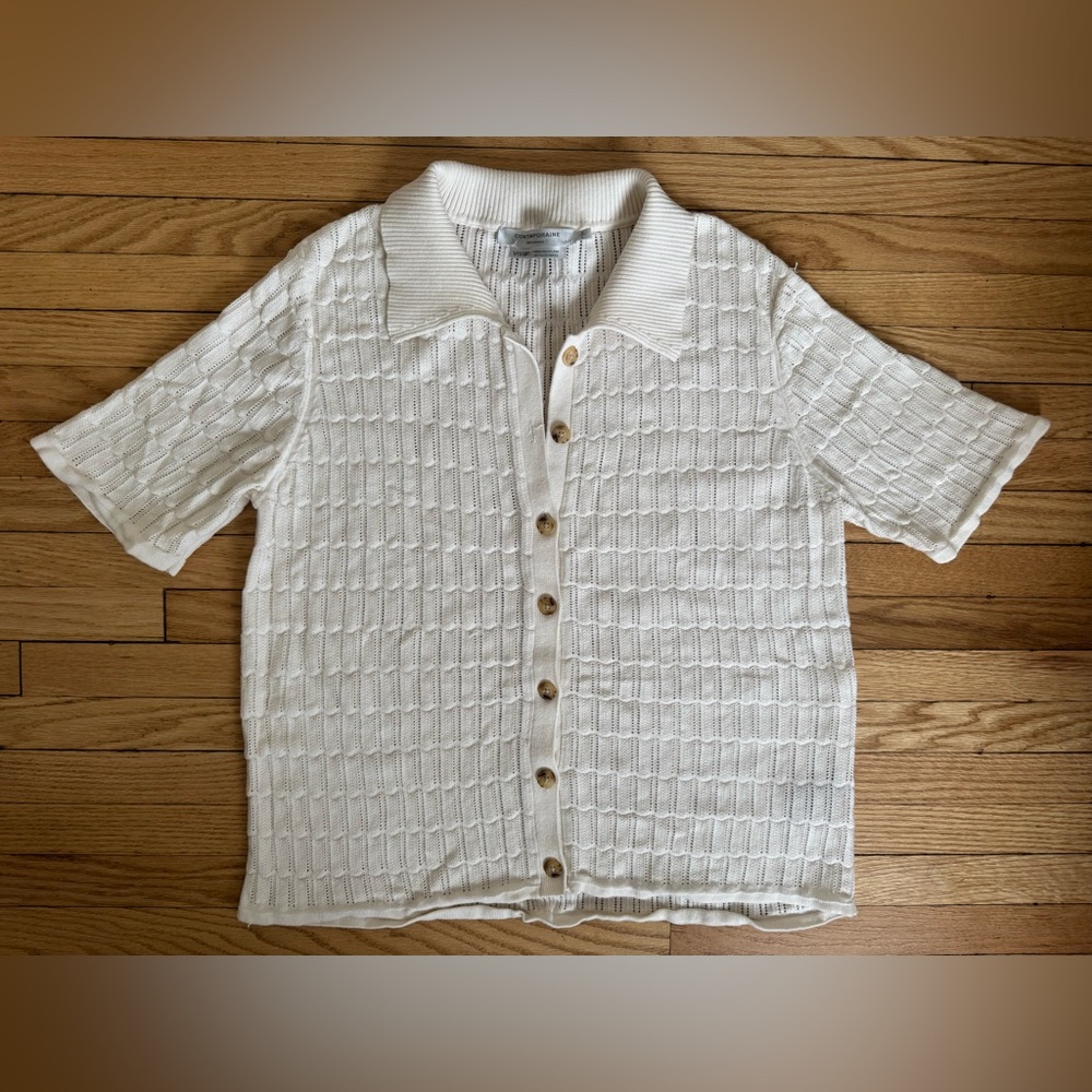 Delicate Pointelle Top